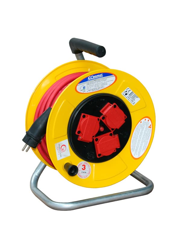 Kablovska motalica, metalni bubanj, monofazna, H05RR-F, 40 m