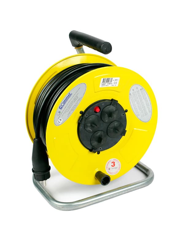 Kablovska motalica, metalni bubanj, H05VV-F, 3G2,5 - 40 m