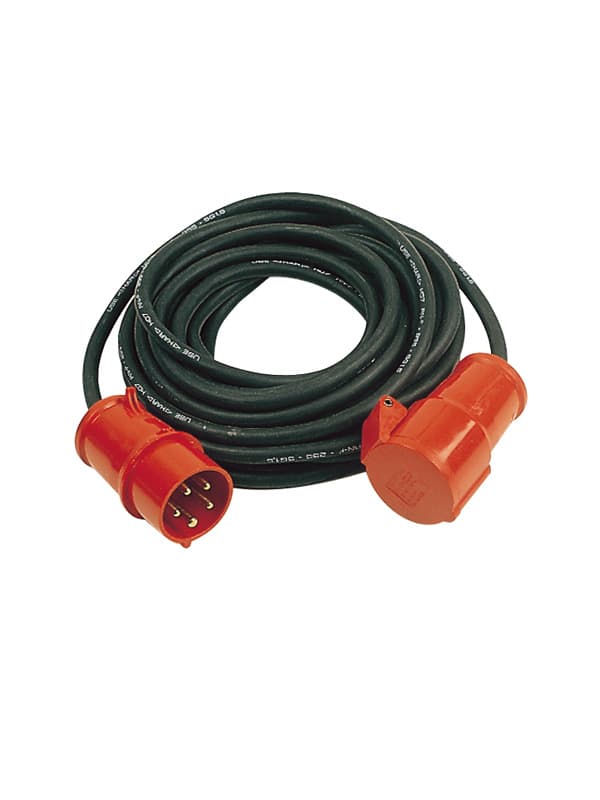 Produžni kabl s utikačem i natikačem CEE 400V, IP44, 5 m