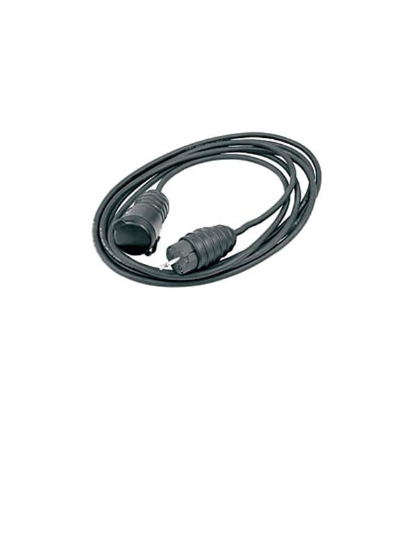 Produžni kabl s utikačem i natikačem šuko 5 m, crni