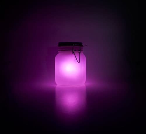 SuckUK Led noćno svetlo Sun Jar pink