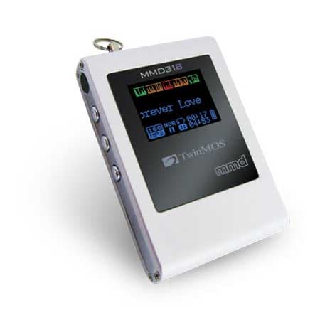 TwinMOS MMD 318 - USB 2.0 - mp3 player - 512 MB