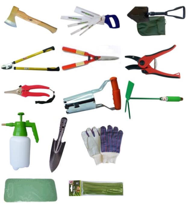 Komplet baštenskog alata za održavanje 14 delova