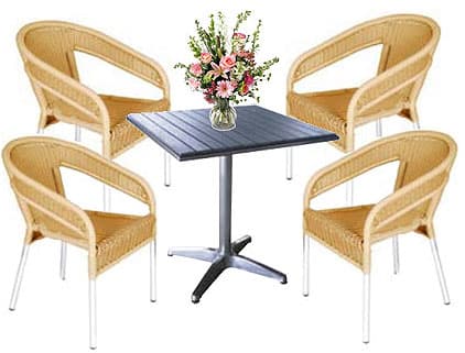 Garnitura za dvorište od Pe ratana Udineze