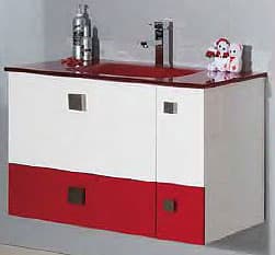 Roper Kupatilski ormarić sa lavaboom Aurora 900BX red