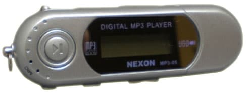 Nexon MP3 Player 4 GB MP3-05 Silver