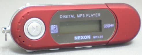 Nexon MP3 Player 4 GB MP3-05 Red