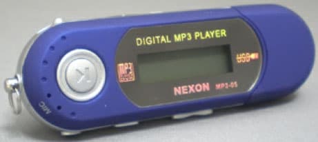 Nexon MP3 Player 4 GB MP3-05 Blue