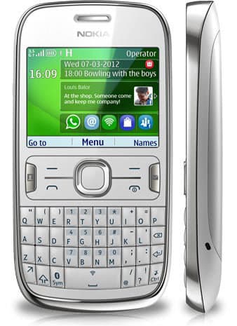 Mobilni telefon Smartphone Nokia 302 Asha White