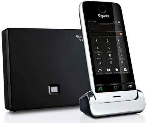 Bežični fiksni telefon Gigaset SL910  sa ekranom osetljivim na dodir