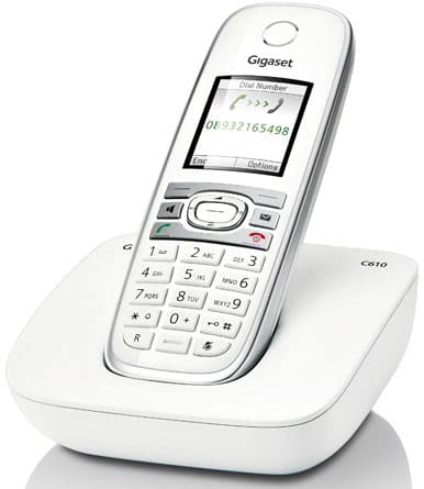 Bežični fiksni telefon Gigaset C610  SILKY WHITE Odobren za porodice