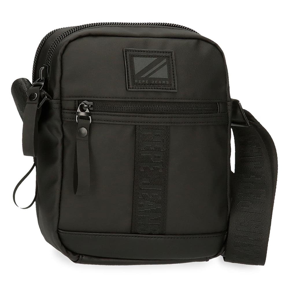 Torbica 22cm sa dva odeljka Pepe Jeans Hoxton black 73455
