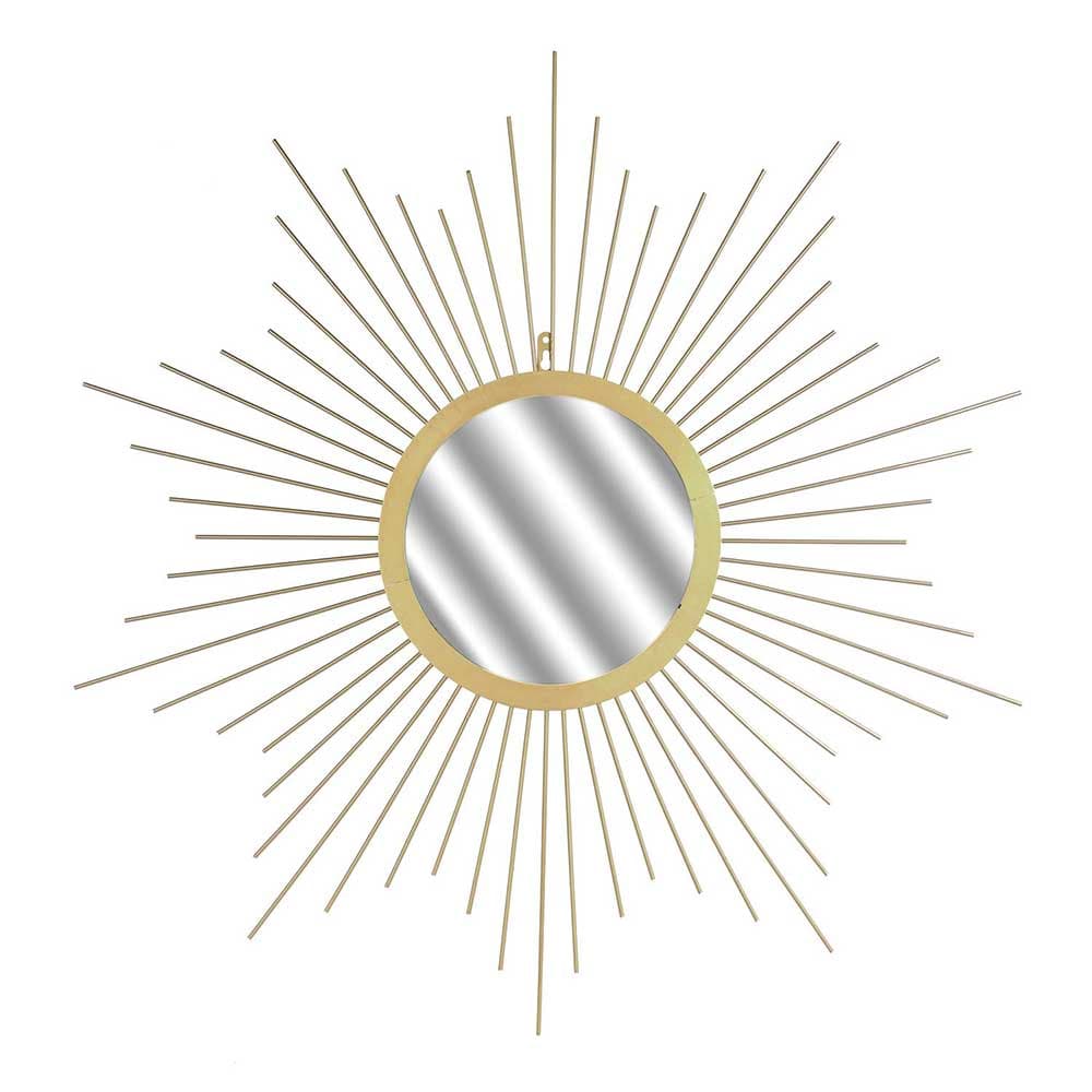 Žičano dekorativno zidno ogledalo Sunce 66cm