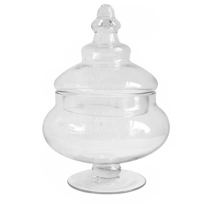 Staklena činija sa poklopcem Bonbonniere