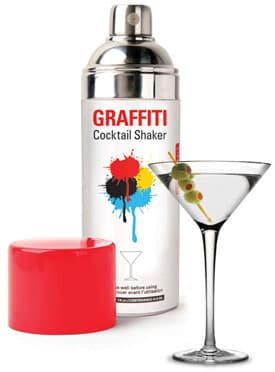 Kikkerland Šejker za koktele Graffiti BA06