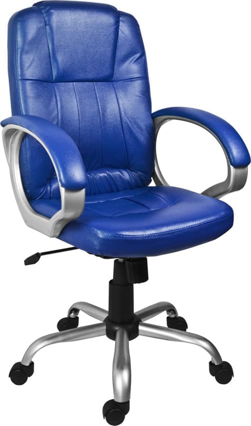 Kancelarijska Fotelja od eko Kože Noeud Plava