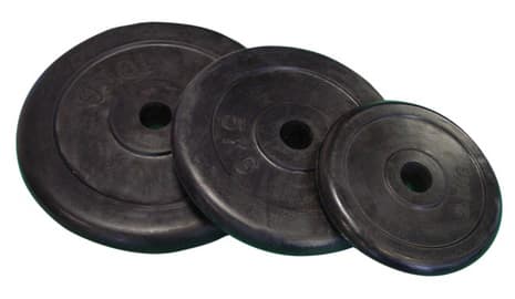 Gumirani teg za šipku f30 1.25KG par WRRP1