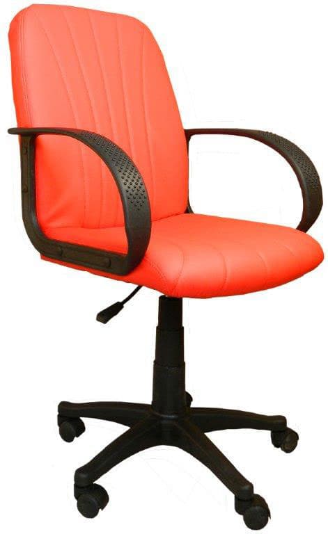 Kancelarijska Radna Fotelja VibeMax EKO koža Crvena