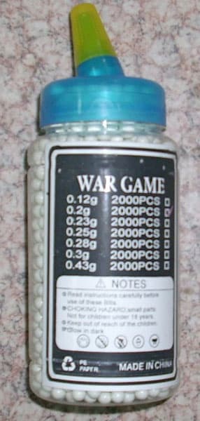 Kuglice 6mm Svetleće 2000 kom.