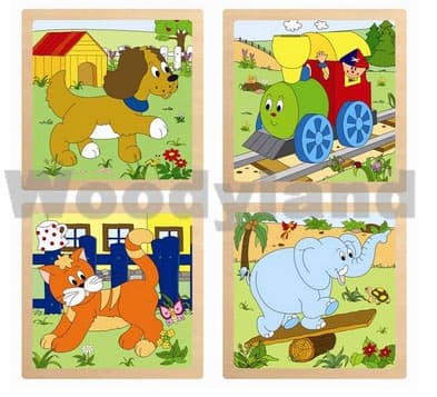 WoodyLand Puzzle Veselo se kreće  93017