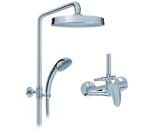 King baterija za tuš kadu sa uspravnim i ručnim tušem J371251