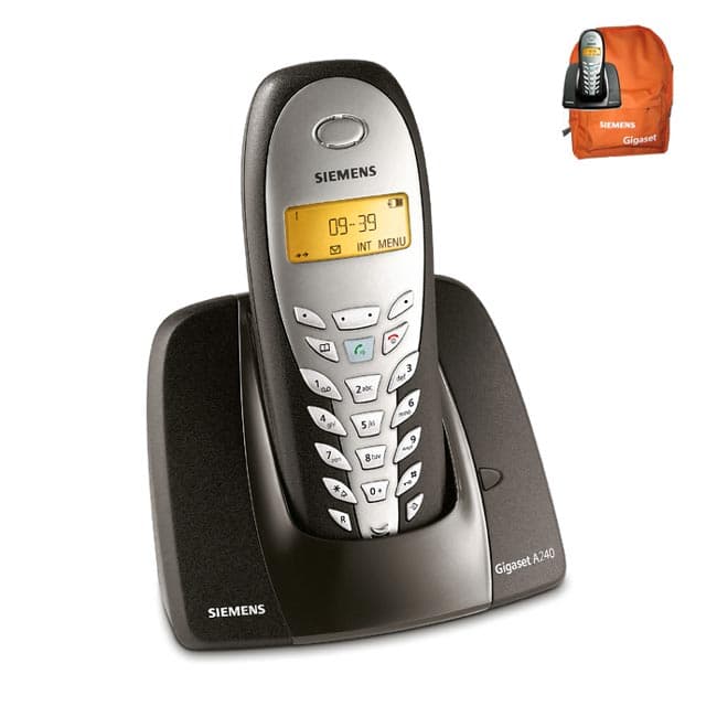 Bežični fiksni telefon Siemens Gigaset A 240 DECT/GAP + Poklon ranac