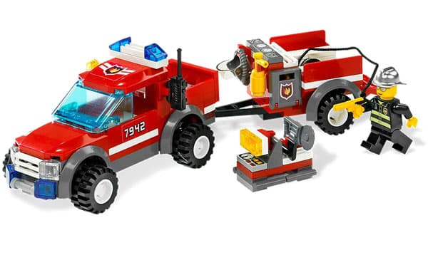 LEGO® City Vatrogasno Vozilo Sa Prikolicom LE7942
