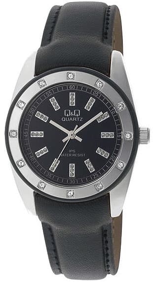 Ženski Ručni Sat sa Kožnom Narukvicom Q&Q GQ15J302Y