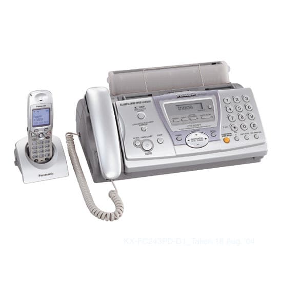 Fax aparat Panasonic KX-FC243 sa DECT slušalicom i sekretaricom