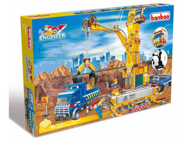 BanBao Dizalica kockice 8523