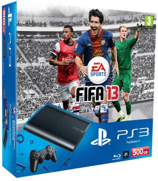 PLAYSTATION PS3 SUPER SLIM 500 GB BUNDLE FIFA 2013 +  POKLON IGRICA PS3 Dungeon Siege