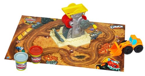 Hasbro Playdoh plastelin set Diggin Rigs Mašina za cigle i bager 49413