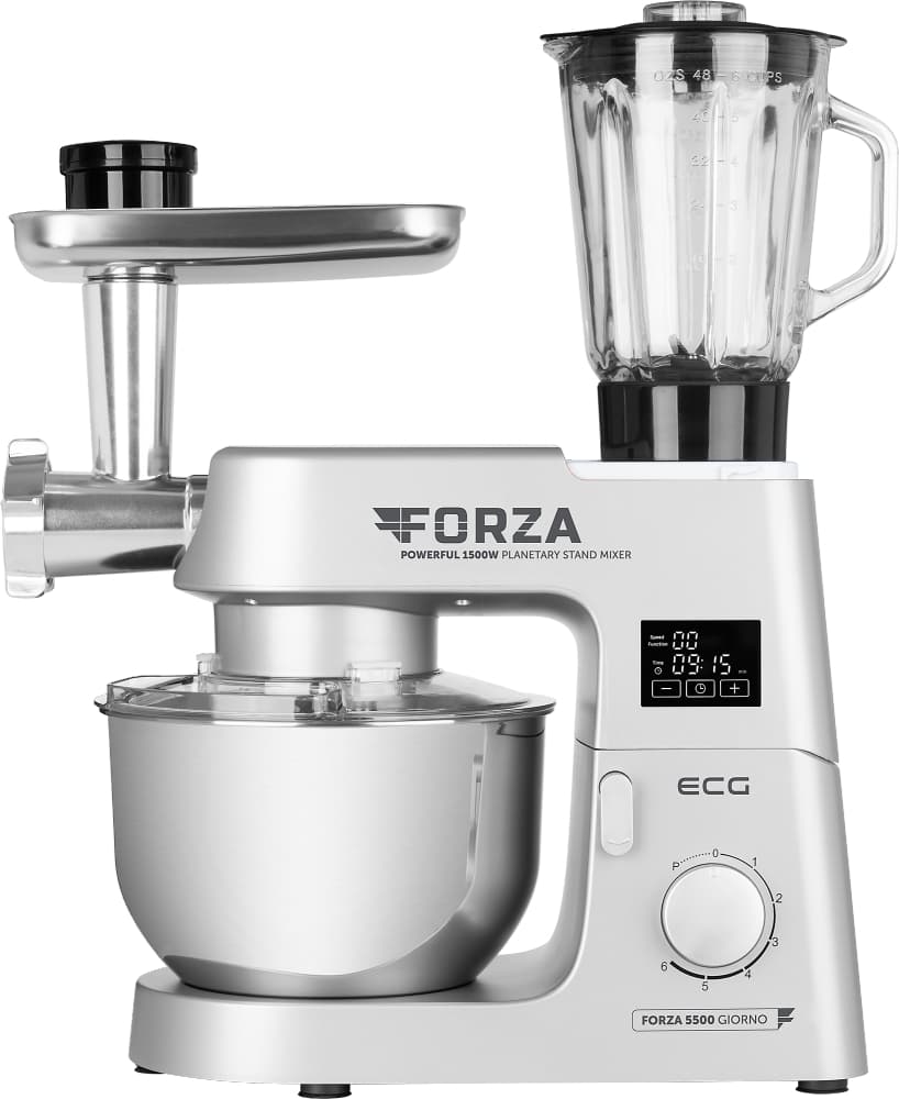 Kuhinjski robot multipraktik ECG FORZA 5500 Giorno Argento 