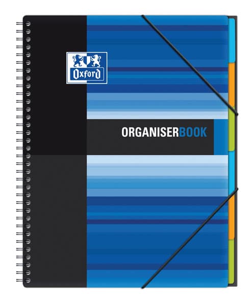 Sveska Oxford Student Organiserbook 244x310mm kvadratići 06XS3 Blue