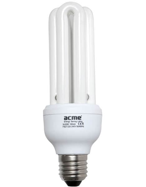 Acme Štedljiva sijalica 3U E27 20W 10000h 14ES3U20WE27