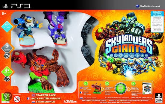 PS3 Skylanders GIANTS Glow in the Dark Starter Pack 84561EF