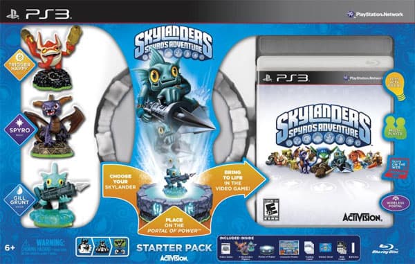 PS3 Skylanders Starter Pack (igrica+Portal moći+Trigger Happy+Spyro+Gill Grunt) 84148EF