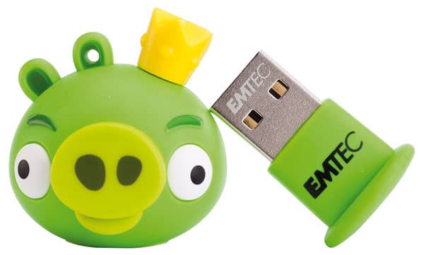 Emtec USB 2.0 A101 4GB Angry Birds Zeleno Prase 70072