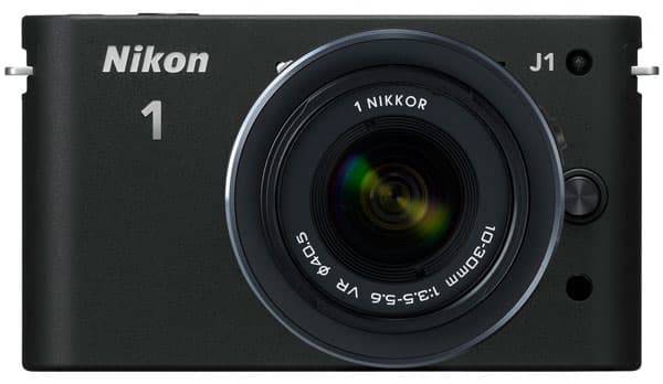 Nikon 1 digitalni fotoaparat sa zamenljivim objektivima J1 Crni set sa objektivom 10mm f/2.8 16696