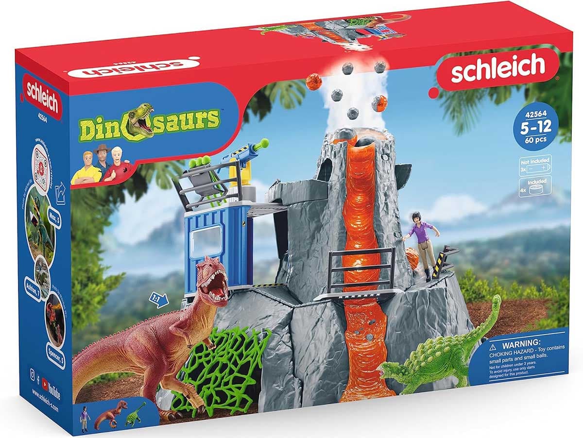 Schleich® figure Dinosaurusi - Vulkanska ekspedicija 42564
