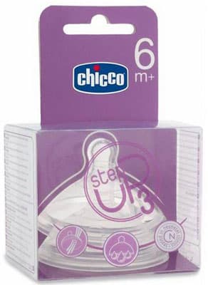 Chicco silikonska cucla StepUp fast, 2 kom  6m+  600750