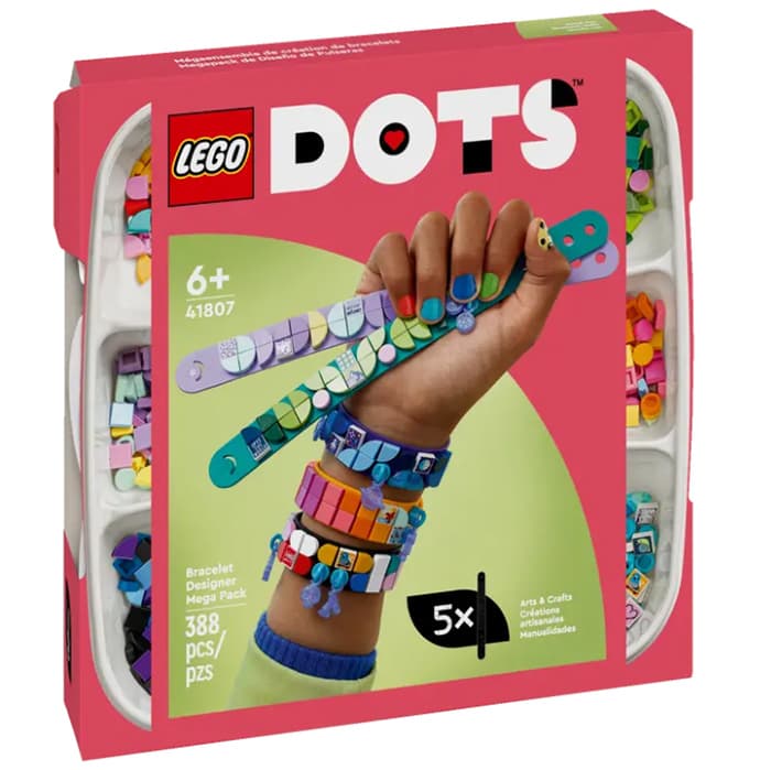 LEGO® DOTS Kocke Mega pakovanje za dizajniranje narukvica 41807
