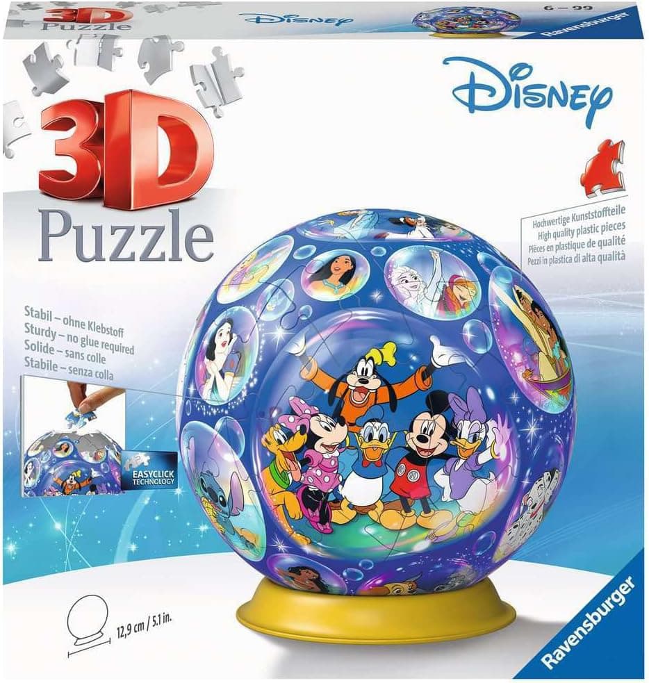 Ravensburger 3D Puzzle slagalica 72 dela Lopta Dizni junaci 11561