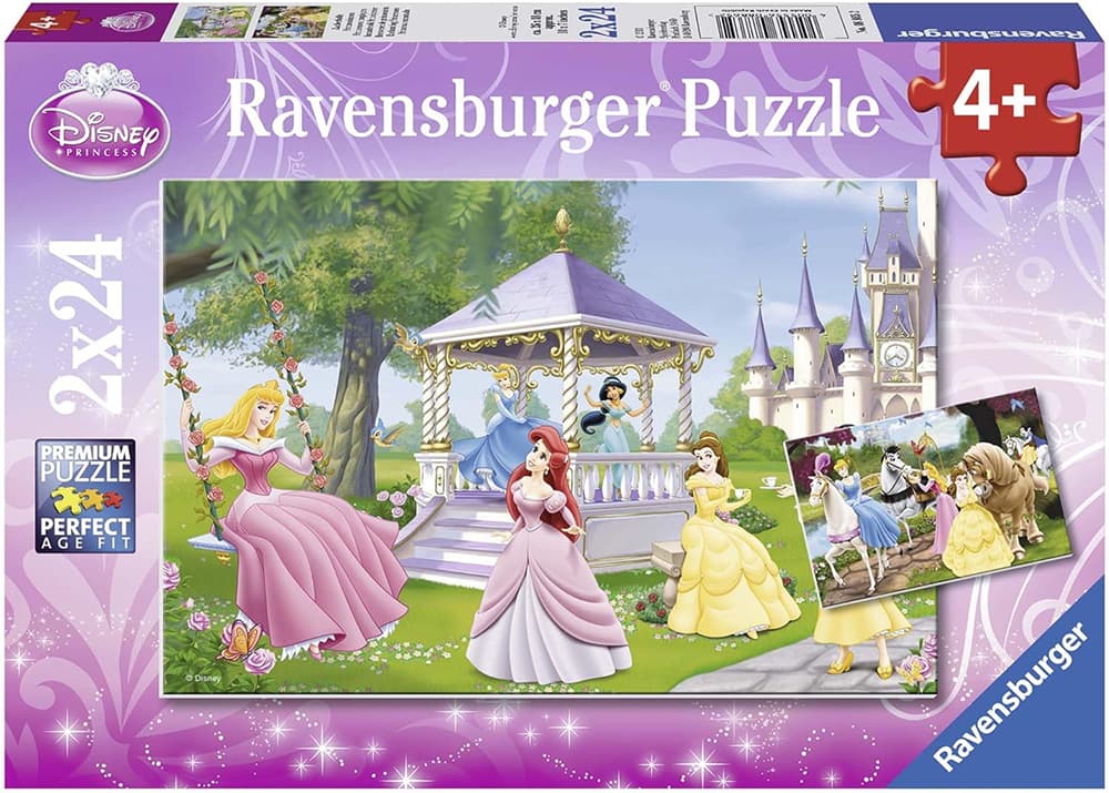 Ravensburger Puzzle slagalice 2x24 dela Disney - Čarobne princeze 08865
