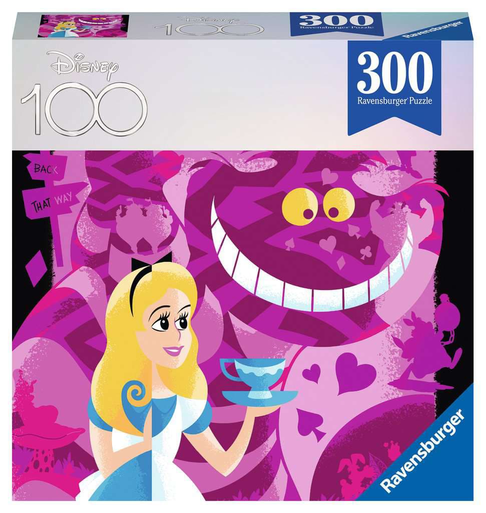 Ravensburger Puzzle slagalica 300 kom. Disney 100th Aniversary Alisa u Zemlji čuda 13374