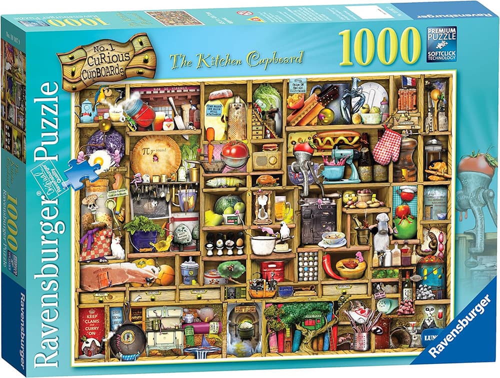 Puzzle slagalica 1000 delova Tajne kuhinjskog kredenca Ravensburger 19107