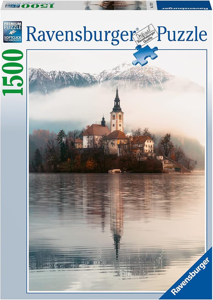 Ravensburger Puzzle slagalica Ostrvo želja Bled Slovenija 1500 delova 12000740