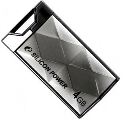 Silicon Power Flash Memorija 4GB USB 2.0 Touch 850 Titanium SP004GBUF2850V1T