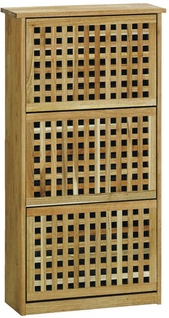 Cipelarnik od Drveta - Polica Za Obuću - Woody - 3 Odeljka