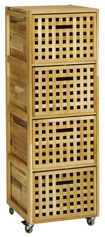 Komoda Woody sa 4 Fioke i Točkićima